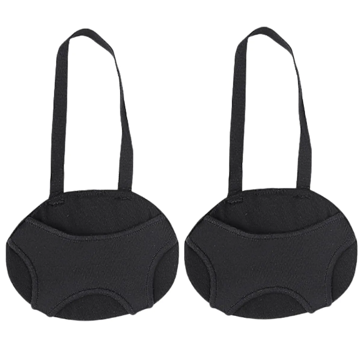 1 Pair Forefoot Cushions Shock Absorbing Pads Comfortable Elastic Foot Pads for High Heels Nonslip Design for Foot Relief