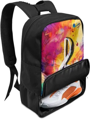 18.5in Basketball Backpack Basketball Bag with Shoe Compartment & Ball Holder, Waterproof Bag for Soccer Volleyball