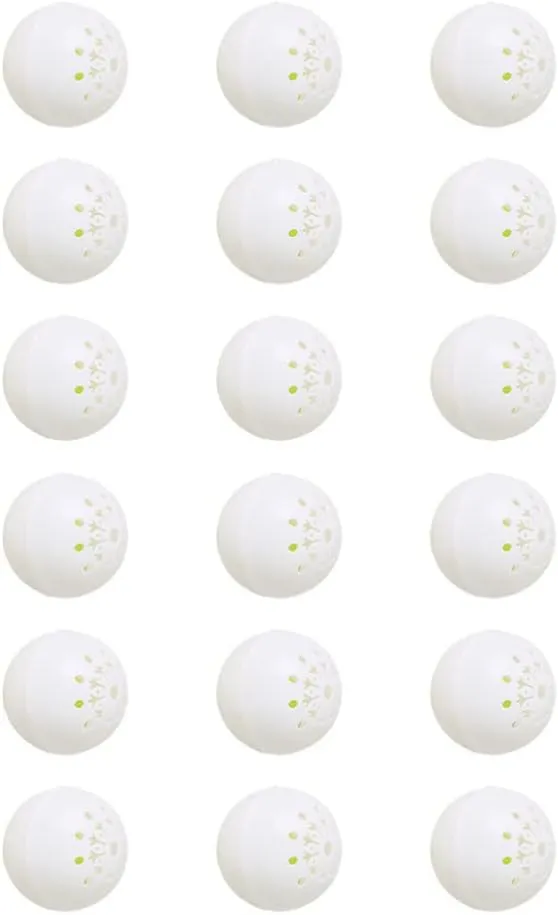 18Pcs Sneaker Balls Shoe Deodorizer Balls, Plastic Air Freshener for Sneakers, 1.57 Inch, Odor Eliminator for Home Shoe Cabinet, Gym Bags, Socks