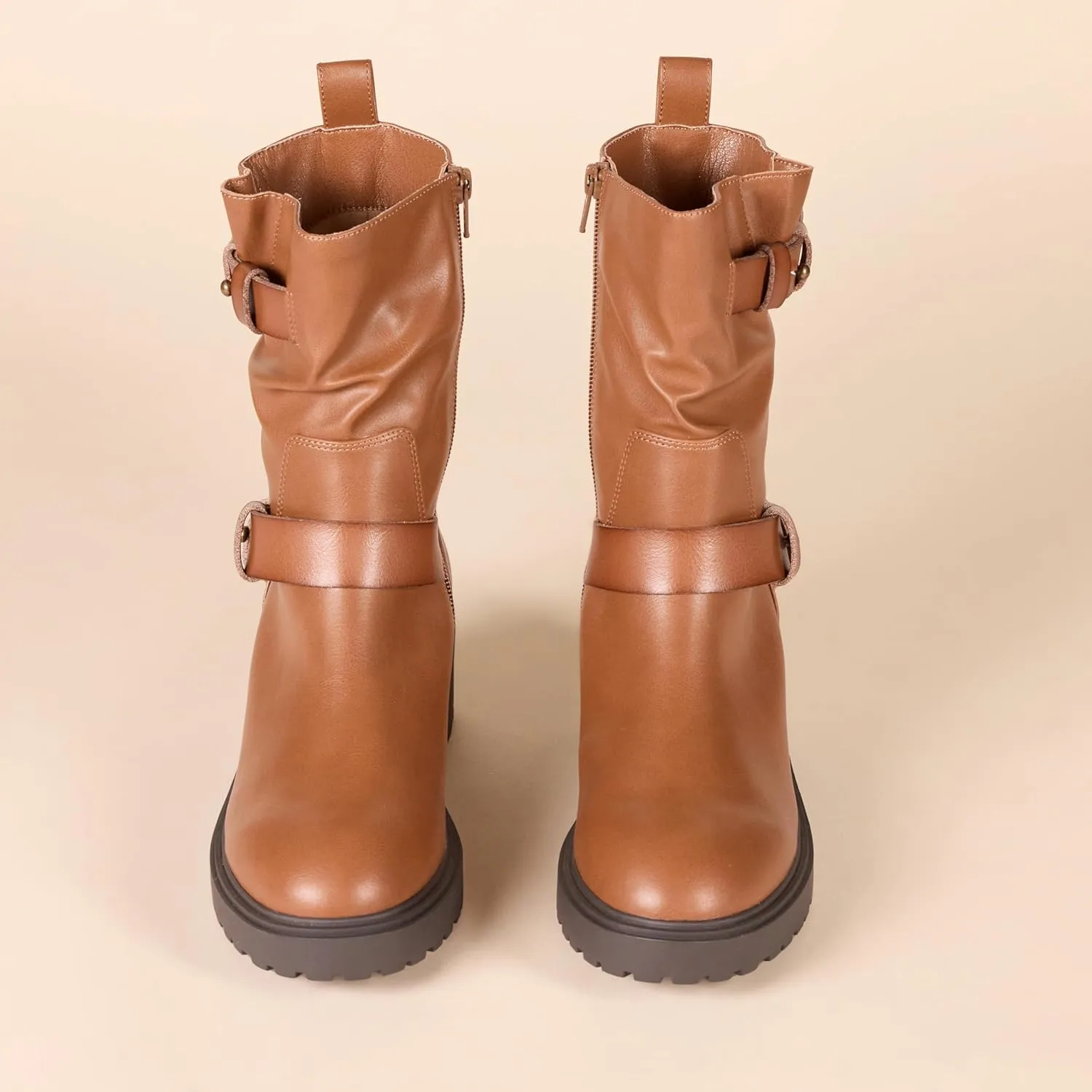 Amazon Essentials Women's Cropped Biker Boot