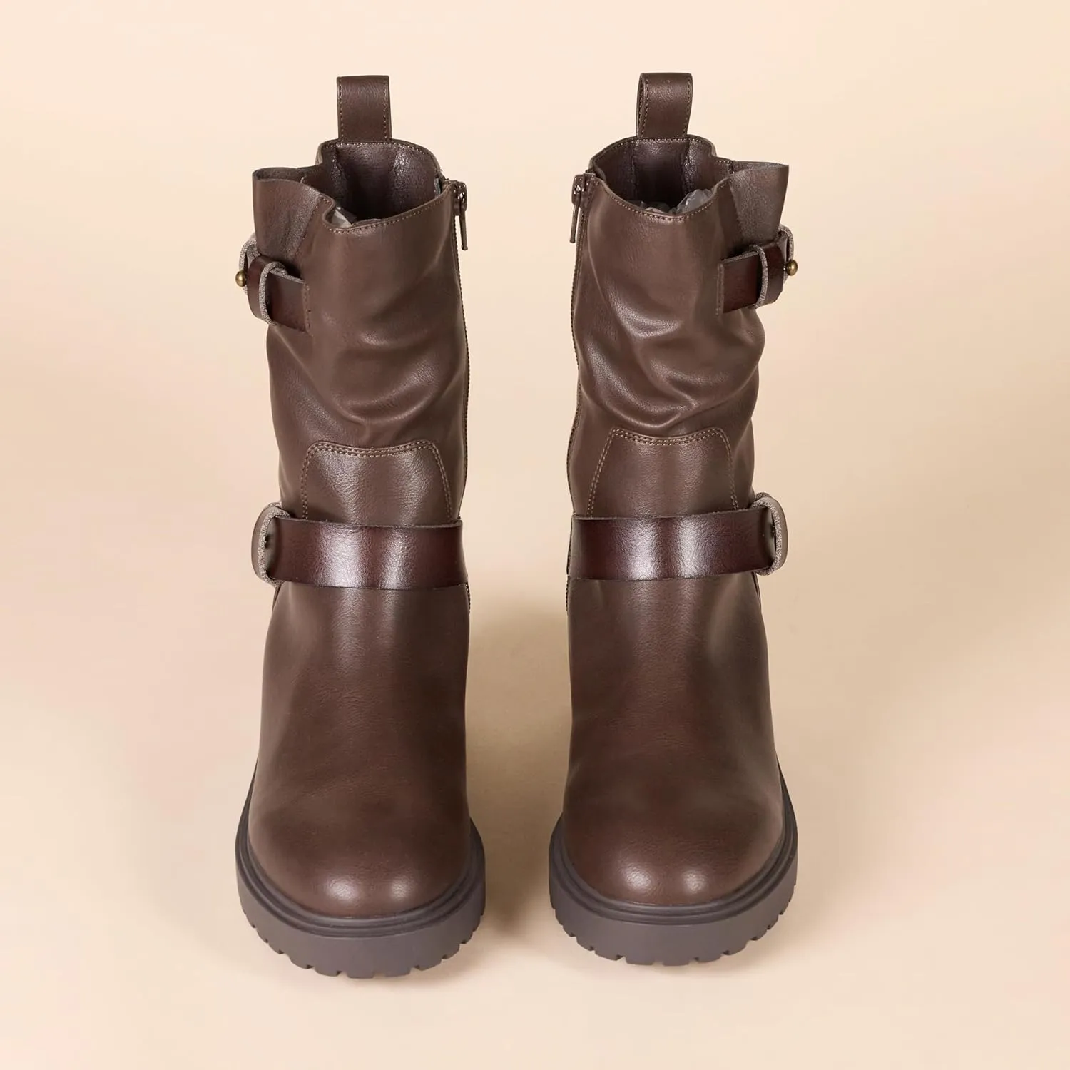 Amazon Essentials Women's Cropped Biker Boot