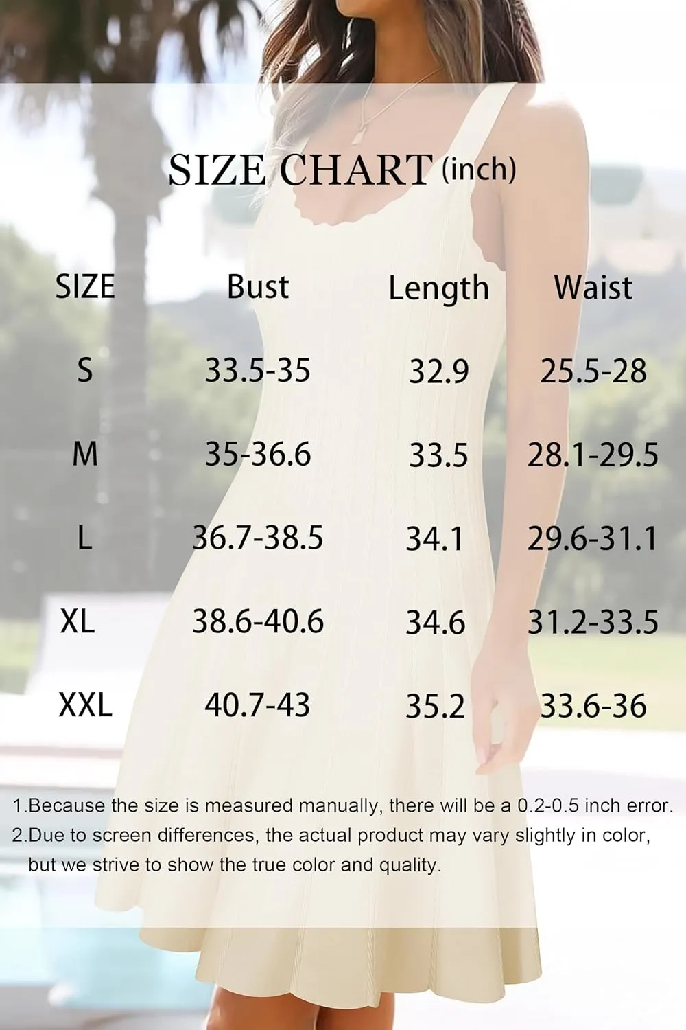 Arach&Cloz Women's 2025 Summer Dresses Knitted Sleeveless Spring Casual Flowy A Line Beach Vacation Mini Sundress