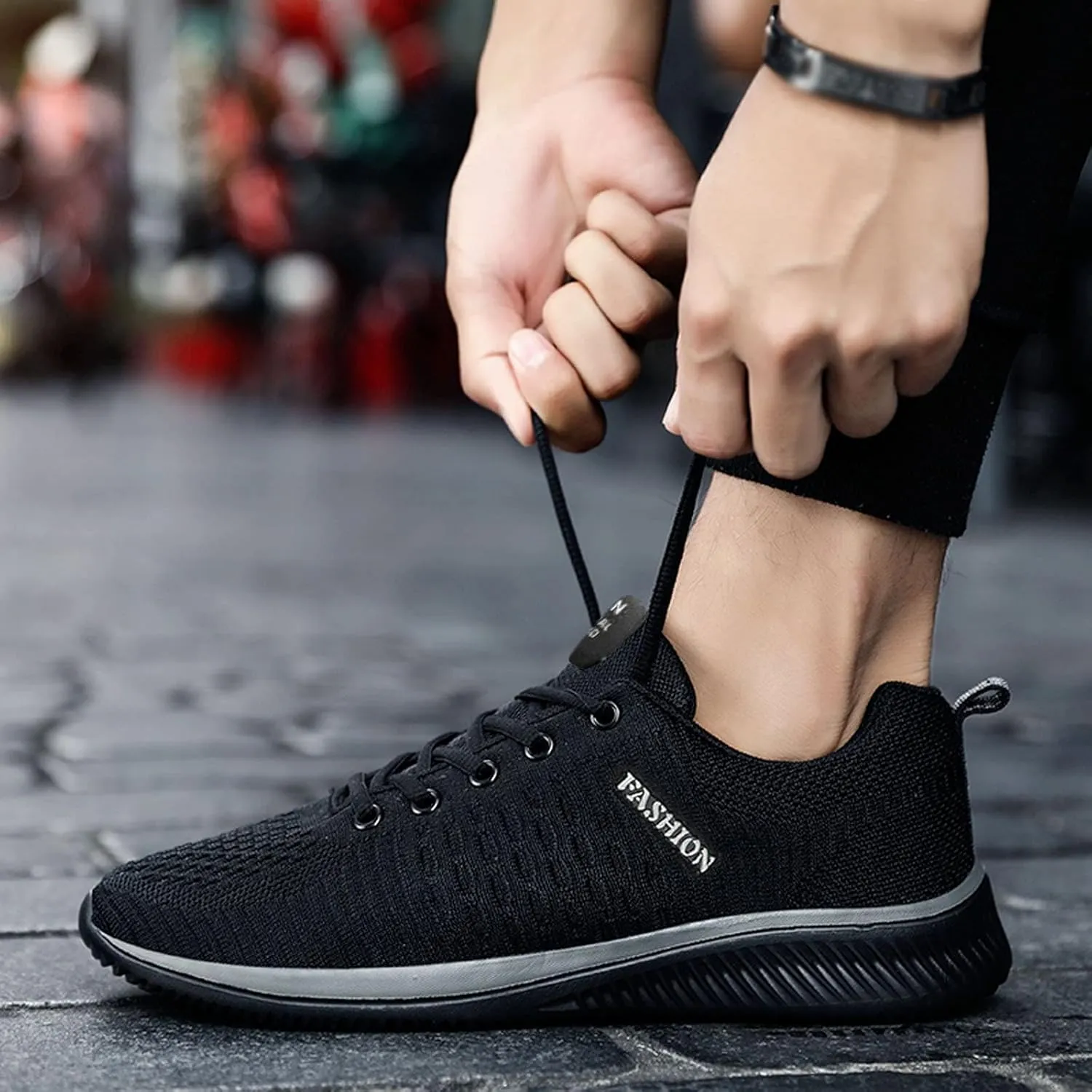 Breathable Outdoor Couples Lace Up Runing Shoes Men Woemen Sports Mesh Women's Womens Walking Shoe