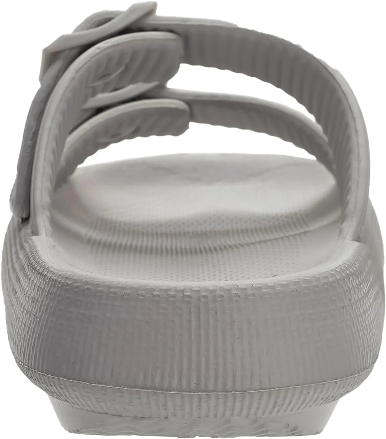 BRONAX Pillow Slippers for Women and Men | Adjustable Double Buckle Shower Slides | Cushioned Thick Sole Sandals