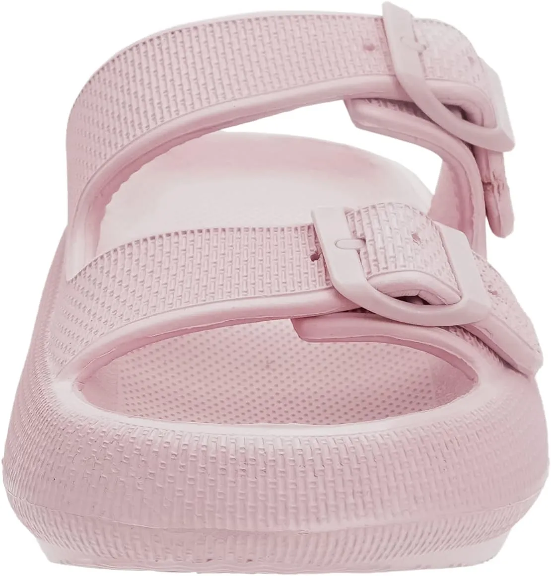 BRONAX Pillow Slippers for Women and Men | Adjustable Double Buckle Shower Slides | Cushioned Thick Sole Sandals