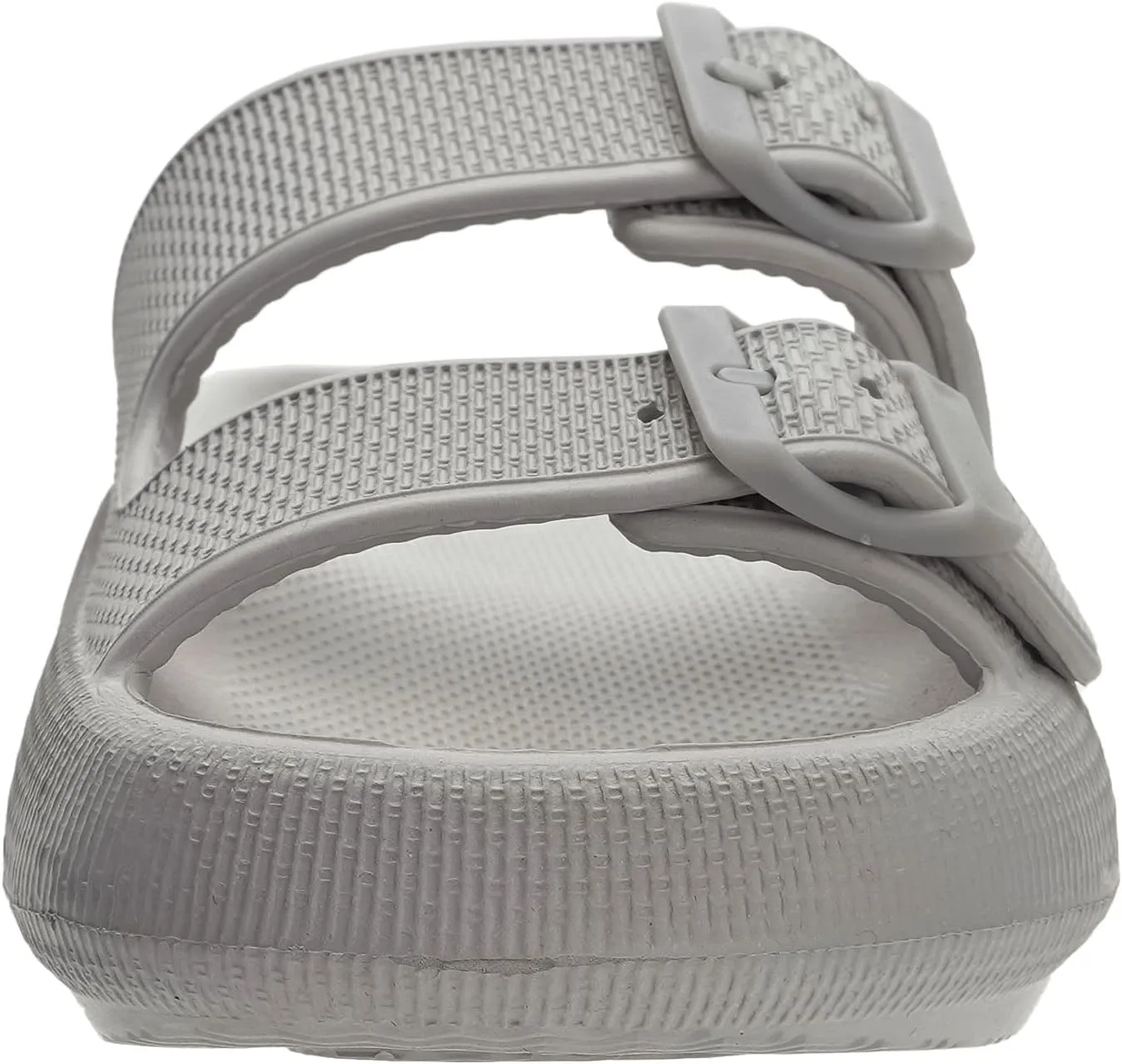 BRONAX Pillow Slippers for Women and Men | Adjustable Double Buckle Shower Slides | Cushioned Thick Sole Sandals