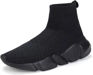 Casbeam Boys and Girls Breathable Lightweight Fashion Casual Sports Walking Shoes Running Sneakers High Top (Toddler/Little Kid Bib Kid)