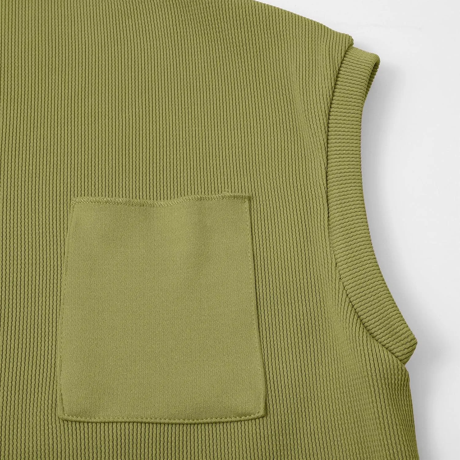 Casual Sleeveless Sweater Sets for Women 2 Piece Solid Outfits Ribbed Knit Cap Sleeve Vest Top and Jogger Pants Matching Sets
