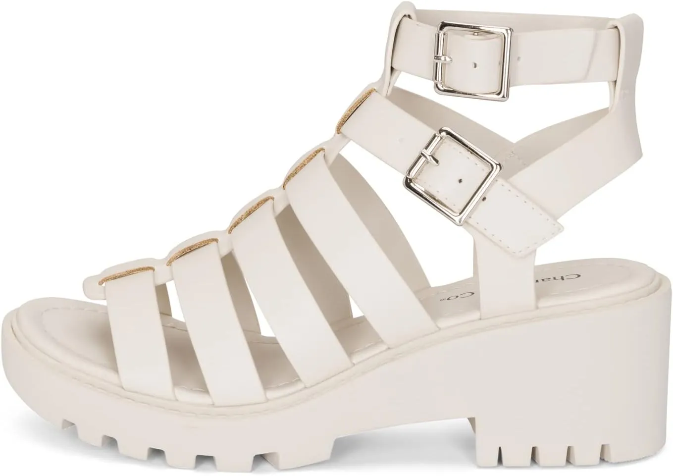 Chariot & Co Fib Women's Platform Sandals – Chunky Heel Gladiator Sandals with Buckles – Summer Style with 2” Heel