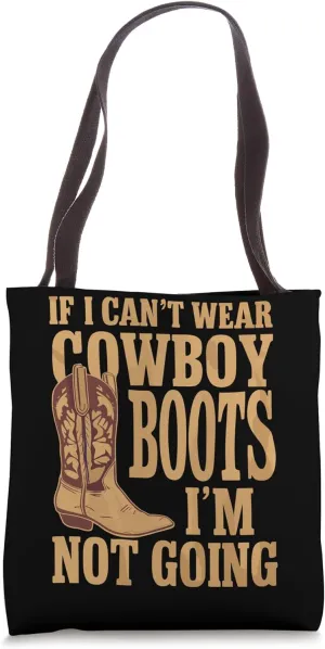 Cowboy Boots Barn Bull Rider Rodeo Country Western Tote Bag