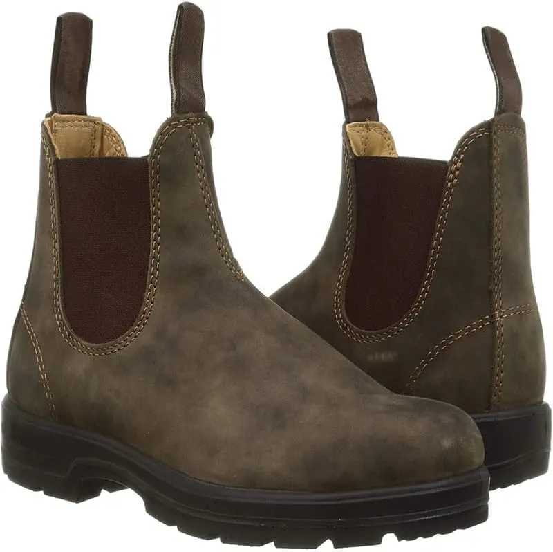 Cowboy Boots Men Boots Casual Work Boots Traditional Embroidered Low Heel Stitching Country Boot Western Boot