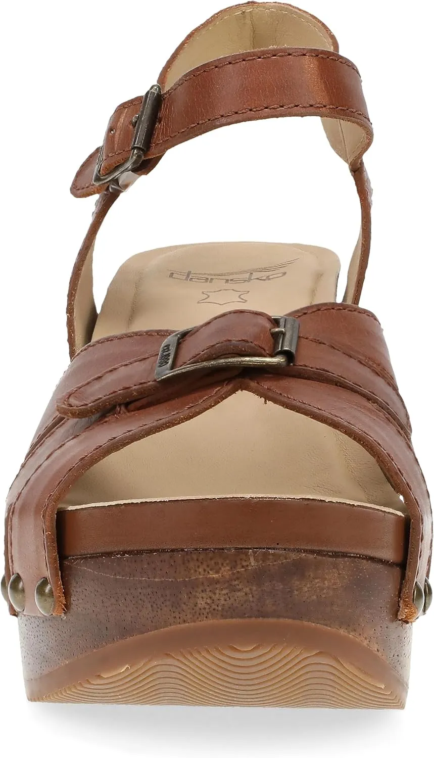 Dansko Adie Heeled Gladiator Sandal for Women - Hand-Crafted Wooden Outsoles - Memory Foam Footbeds and Rubber Padding for Unparalleled Comfort and Durability