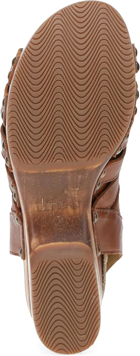 Dansko Adie Heeled Gladiator Sandal for Women - Hand-Crafted Wooden Outsoles - Memory Foam Footbeds and Rubber Padding for Unparalleled Comfort and Durability