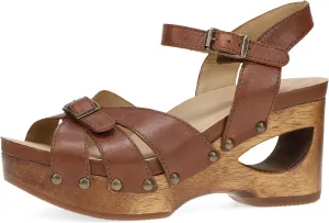 Dansko Alanna Heeled Adjustable Sandal for Women - Hand-Crafted Wooden Outsoles - Memory Foam Footbeds and Rubber Padding for Unparalleled Comfort and Durability