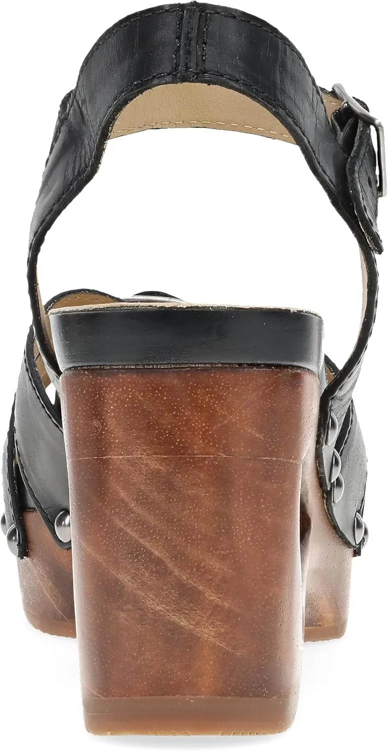 Dansko Alanna Heeled Adjustable Sandal for Women - Hand-Crafted Wooden Outsoles - Memory Foam Footbeds and Rubber Padding for Unparalleled Comfort and Durability