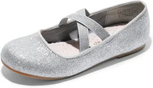 DREAM PAIRS Girls Ballerina Dress Shoes Mary Jane Flats