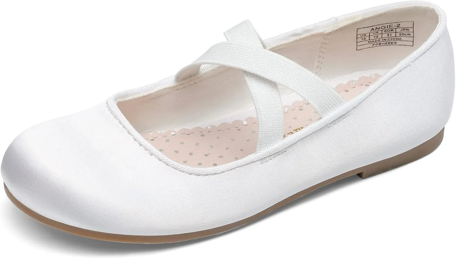 DREAM PAIRS Girls Ballerina Dress Shoes Mary Jane Flats