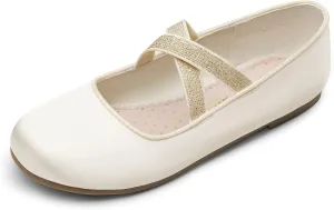 DREAM PAIRS Girls Ballerina Dress Shoes Mary Jane Flats