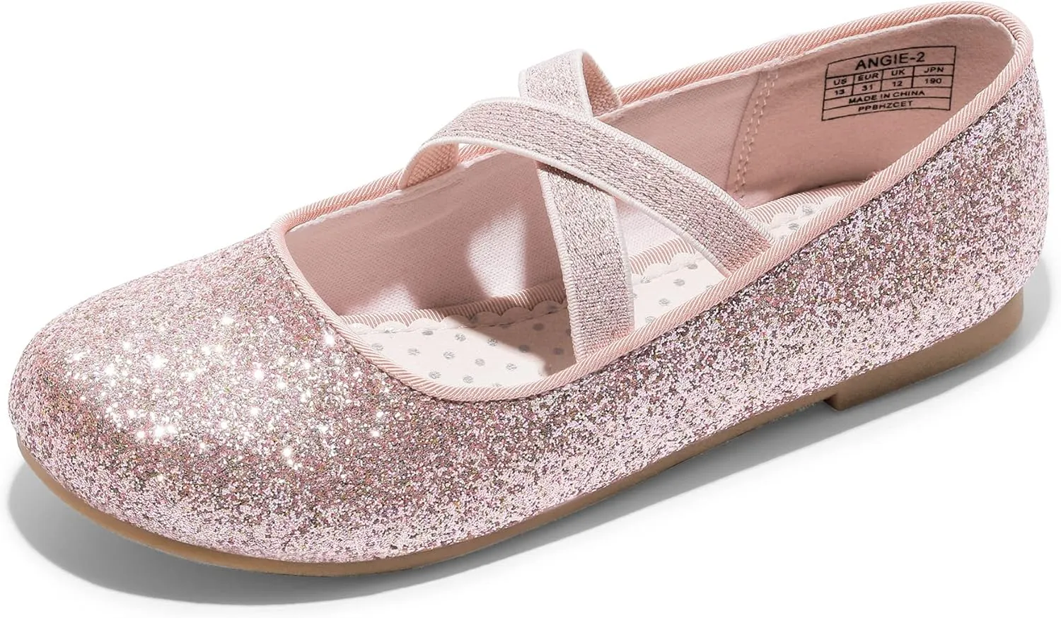 DREAM PAIRS Girls Ballerina Dress Shoes Mary Jane Flats