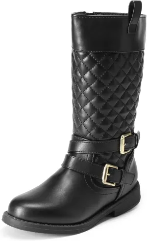 DREAM PAIRS Girls Knee High Fashion Riding Boots for Toddler/Little Kid/Big Kid