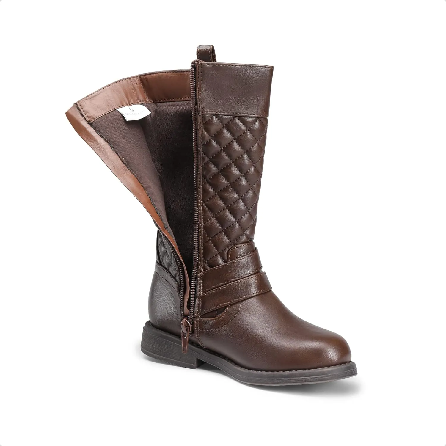 DREAM PAIRS Girls Knee High Fashion Riding Boots for Toddler/Little Kid/Big Kid