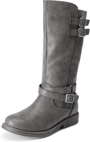 DREAM PAIRS Girls Knee High Fashion Riding Boots for Toddler/Little Kid/Big Kid