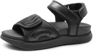 DREAM PAIRS Walking Sandals Women Arch Support Platform Sandals Comfortable Open Toe Hiking Summer Shoes Lightweight Outdoor Athletic Sport Water Sandals