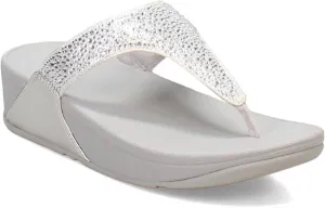 FitFlop Women's Lulu Crystal-Mix Toe-Post Sandals Wedge