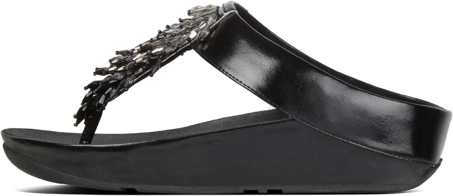 FitFlop Women's Rumba Beaded Toe-Post Sandals