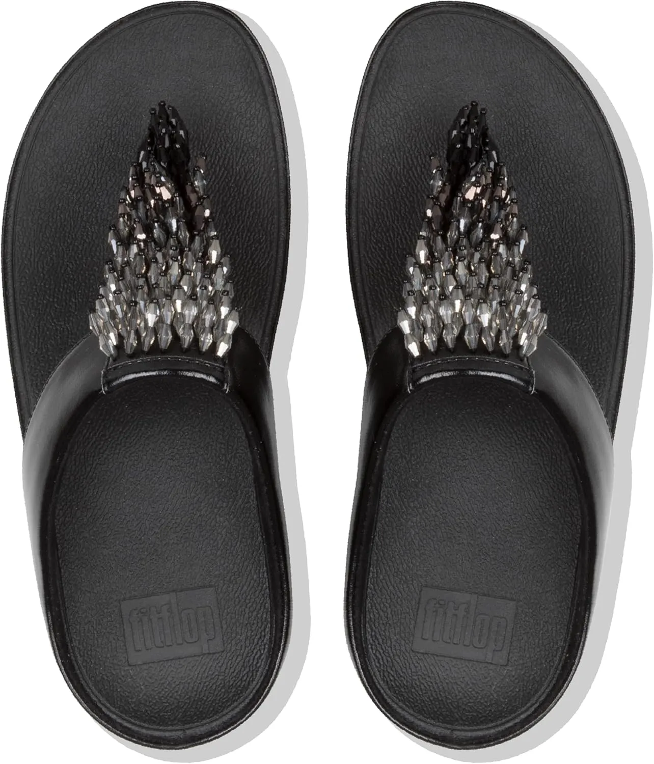FitFlop Women's Rumba Beaded Toe-Post Sandals
