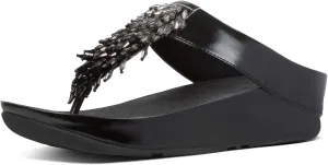 FitFlop Women's Rumba Beaded Toe-Post Sandals