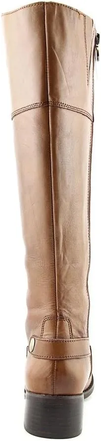 Franco Sarto Women's Chip Wide Calf Tall Riding Leather Boot