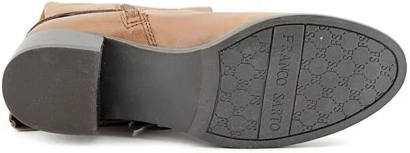 Franco Sarto Women's Chip Wide Calf Tall Riding Leather Boot