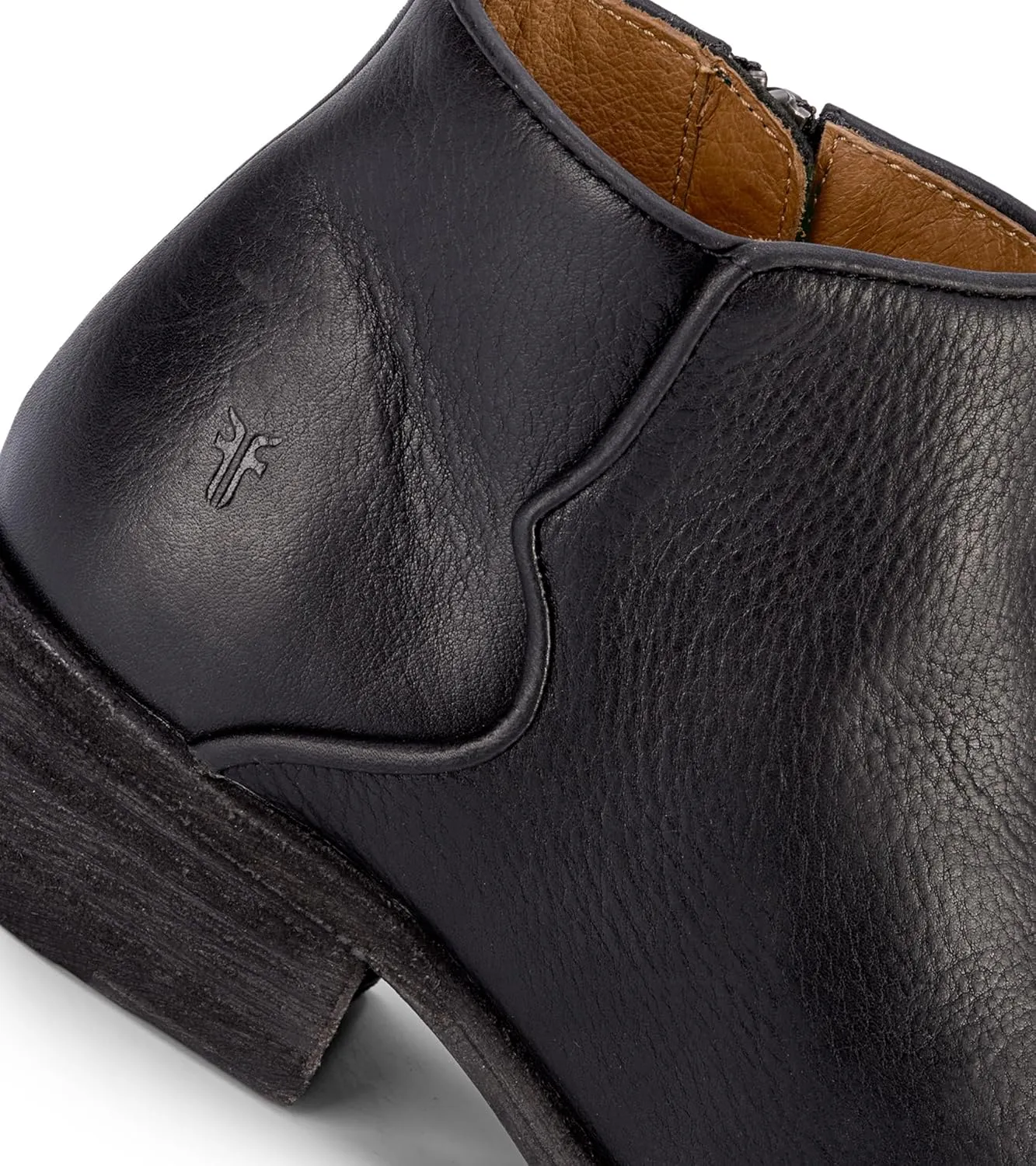 Frye Carson Piping Booties for Women Made from Soft Full-Grain Leather with Signature Western-Inspired Piping Detail and Supple Leather Lining – 4” Shaft Height