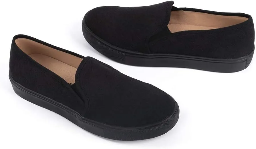 FUNKYMONKEY Women's Loafers Comfort Walking & Driving Slip-on Fashion Sneaker