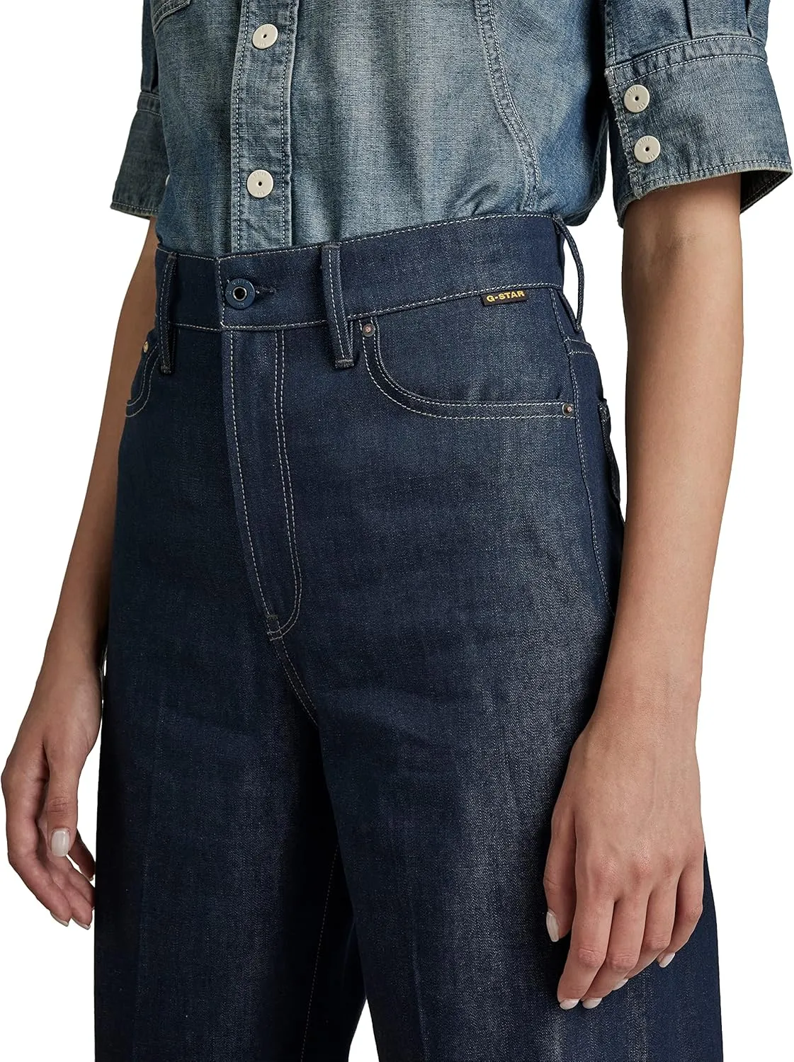 G-STAR Women's Deck Ultra High Wide Leg Jeans