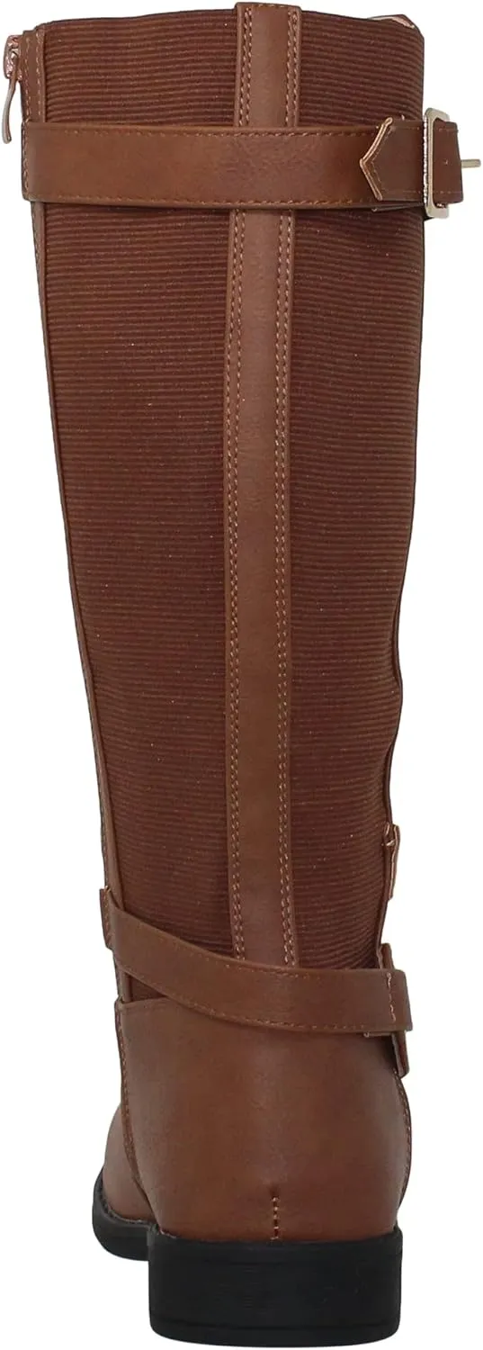 Generation Y Girl's Mid-Calf Knee-High Boots Riding Zip Closure
