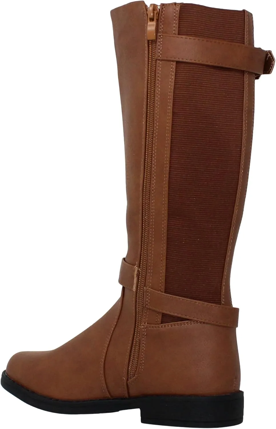 Generation Y Girl's Mid-Calf Knee-High Boots Riding Zip Closure