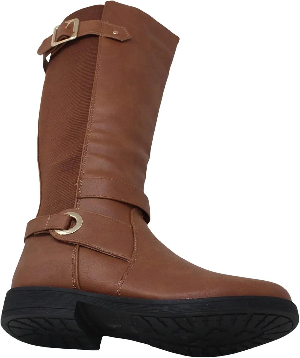 Generation Y Girl's Mid-Calf Knee-High Boots Riding Zip Closure