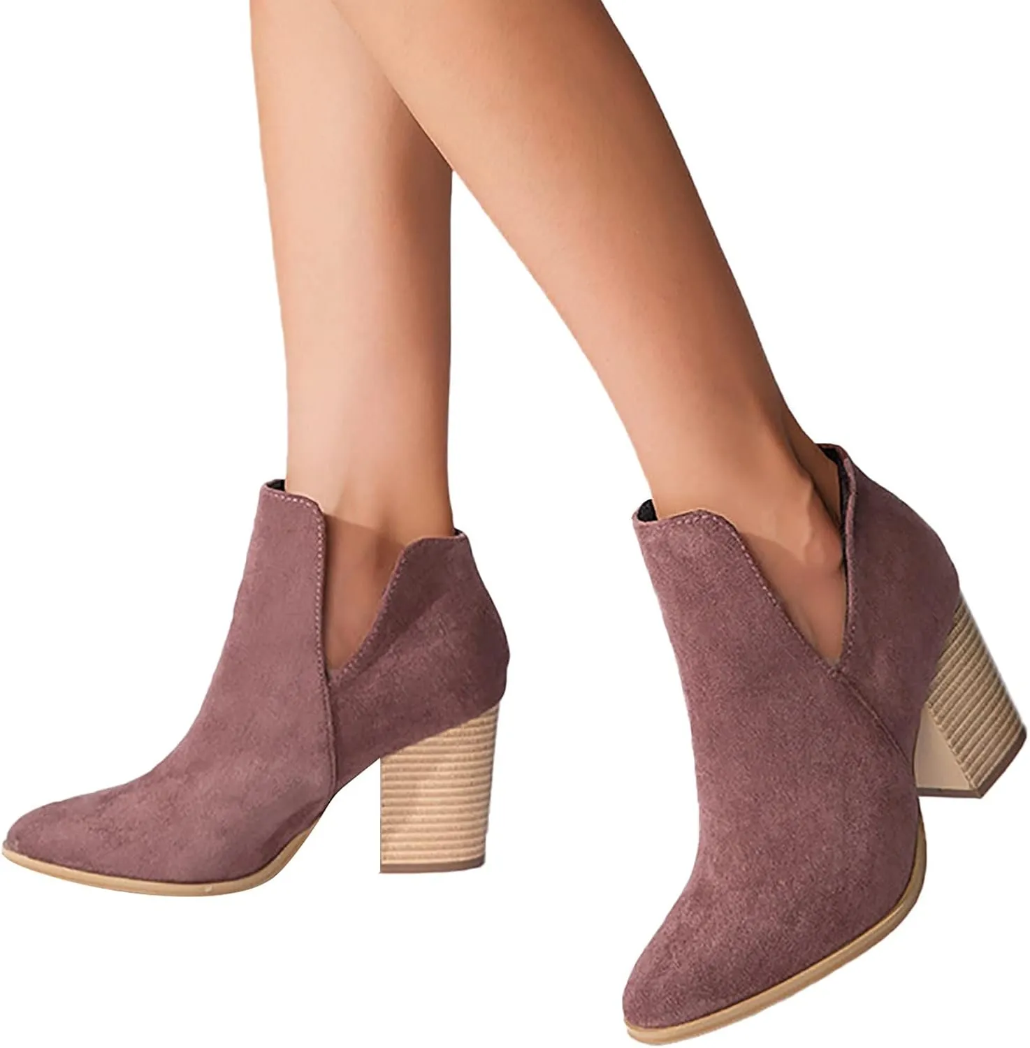 Gibobby Cowboy Boots for Women Square Toe Women Cowgirl Boots Ladies Retro Ankle Boots Embroidered Western Short Boots 52