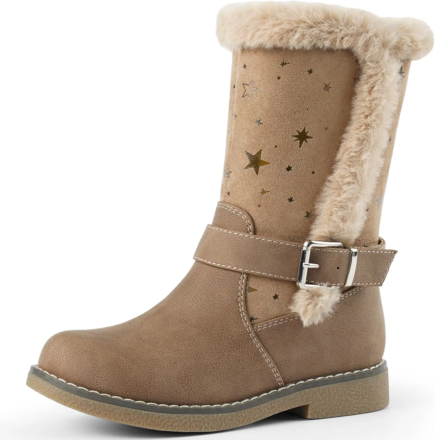 Girls Winter Boots Kids Cowgirl Boots Girl Combat Knee High Boot Girls Dress Shoes