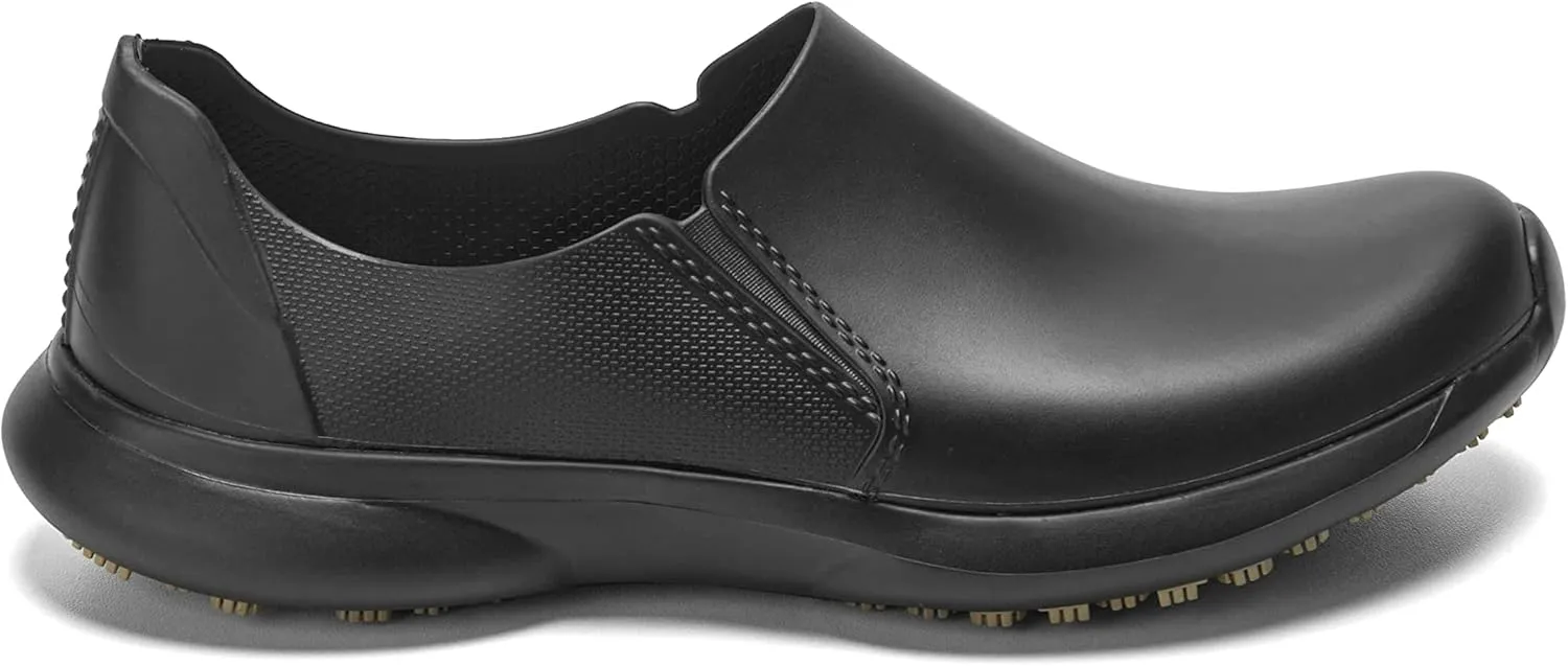 GRIP&COMFY Waterproof Shoes for Women - Slip on - Comfortable Non Slip Walking Rain Shoes - Soft Thermoplastic Rubber Sneakers - Garden Nurses Chefs All Weather Lightweight