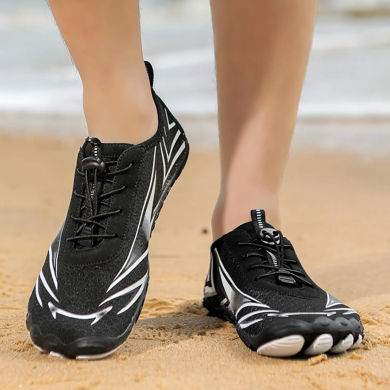 Grounding Allround Barefoot Shoes Non-Slip Healthy Breathable Fashion Trail Rnning Shoe Quick Dry Lightweight Active Shoes Wide Toe Hiking Zero Drop Shoe