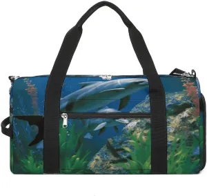 Gym Bag for Men Travel Duffle Bag Aquatic Biologicals Tote Bag Weekender Duffel Bag Weekender Bag for Sports