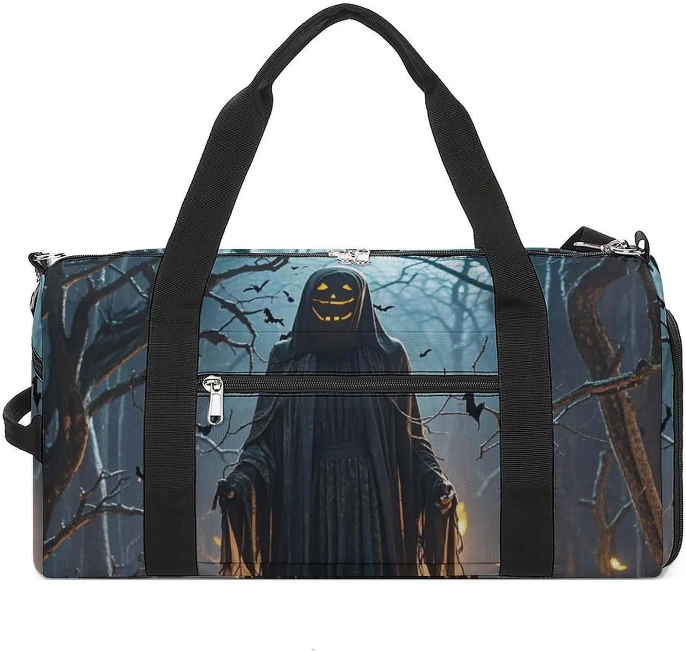 Gym Bag for Men Travel Duffle Bag Ghosts Haunt The Night Tote Bag Weekender Duffel Bag Weekender Bag for Sports