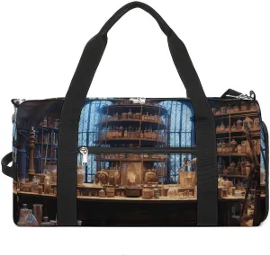 Gym Bag for Men Women Travel Duffle Bag Chemistry Laboratory Carry On Weekender Bag with Shoe Compartment