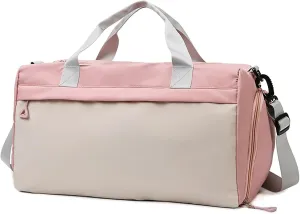 Gym Bag for Women,Duffle Bag for Travel,40L Carry On Weekender Bags with Shoe Compartment,Sports Bags for Yoga & Dance with Wet Pocket