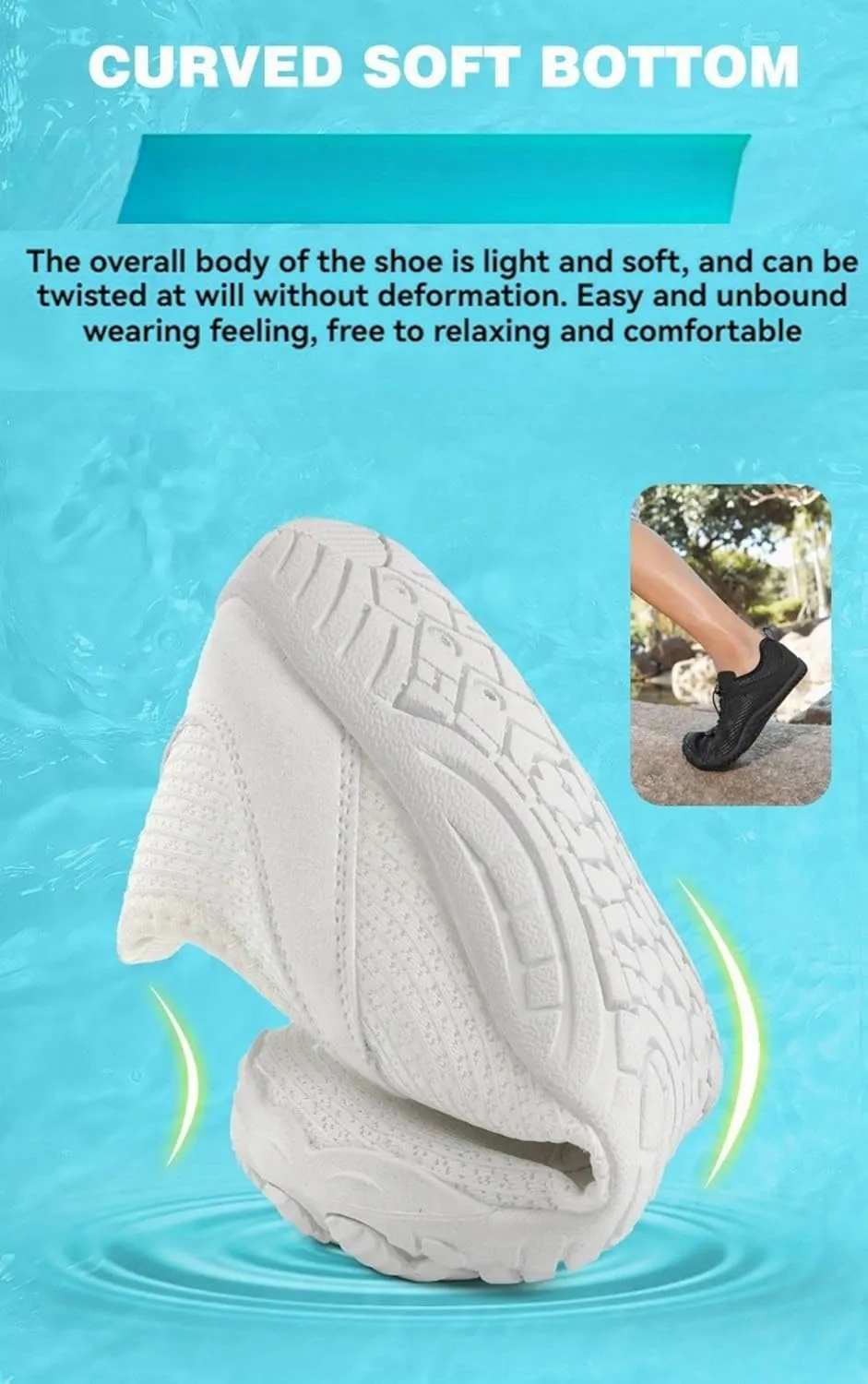 Hike Barefoot Shoes for Women Men Healthy & Non-Slip Barefoot Shoes with Wide Toe Box Lightweight Waterproof Athletic Sneakers Footwear Unisex