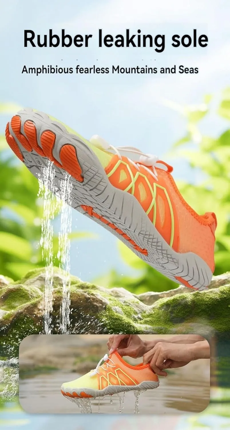 Hike Winter Footwear Barefoot Boots Mens Womens Waterproof & Non-Slip Barefoot Shoes Trail Running Quick Dry Outdoor Shoes Lightweight Athletic Sneakers