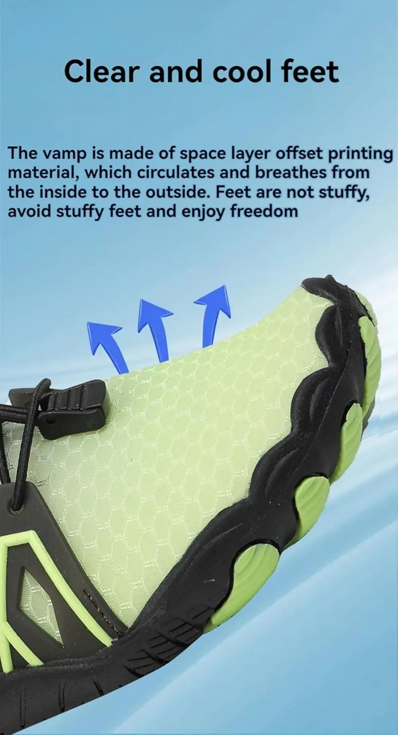 Hike Winter Footwear Barefoot Boots Mens Womens Waterproof & Non-Slip Barefoot Shoes Trail Running Quick Dry Outdoor Shoes Lightweight Athletic Sneakers